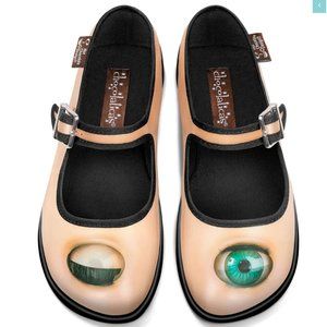 Hot Chocolate Chocolaticas Wink Women's Mary Jane Flat Eye Halloween Freak Show